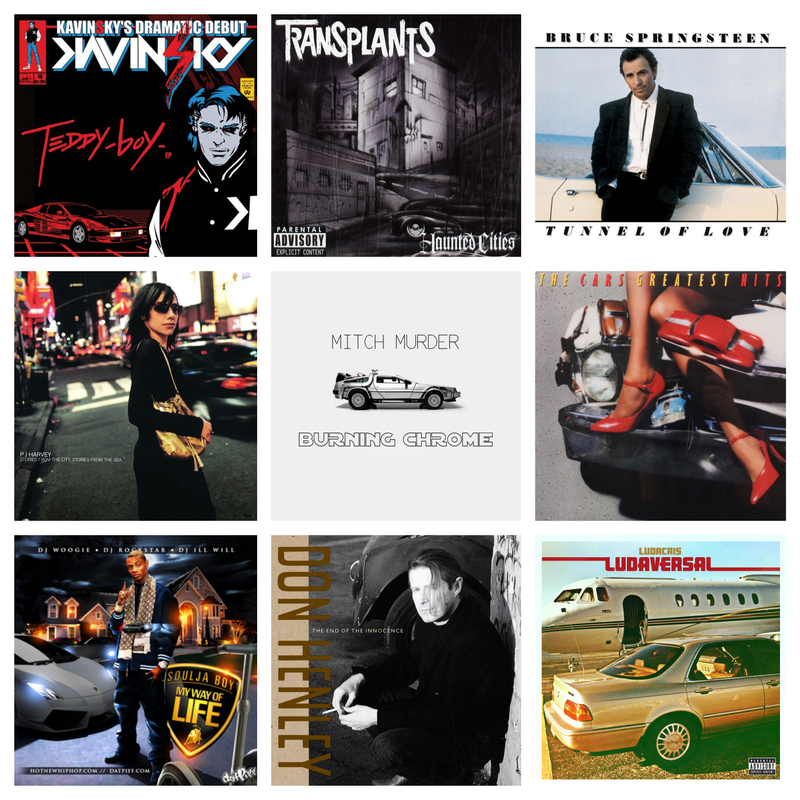 Illustration for article titled 100 cars on 100 more album covers